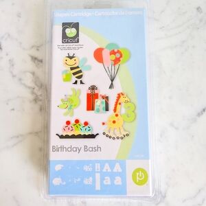 Cricut Shapes Cartridge By Provo Craft ~ BIRTHDAY BASH New in Sealed Package